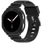 Solid Color Watch Shell Integrated TPU Watch Band, For Samsung Galaxy Watch8 44mm, For Samsung Galaxy Watch8 40mm