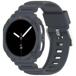 Solid Color Watch Shell Integrated TPU Watch Band, For Samsung Galaxy Watch8 44mm, For Samsung Galaxy Watch8 40mm