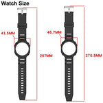Solid Color Watch Shell Integrated TPU Watch Band, For Samsung Galaxy Watch8 44mm, For Samsung Galaxy Watch8 40mm