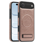 Multi-function Holder MagSafe PU Phone Case, For iPhone 17 Pro Max, For iPhone 17 Pro, For iPhone 17, For iPhone  Air