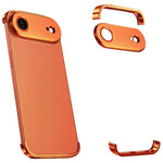 Ultra-thin Frameless Titanium Alloy Four Corner Shockproof Phone Case, For iPhone 17 Pro Max, For iPhone 17 Pro, For iPhone 17, For iPhone Air
