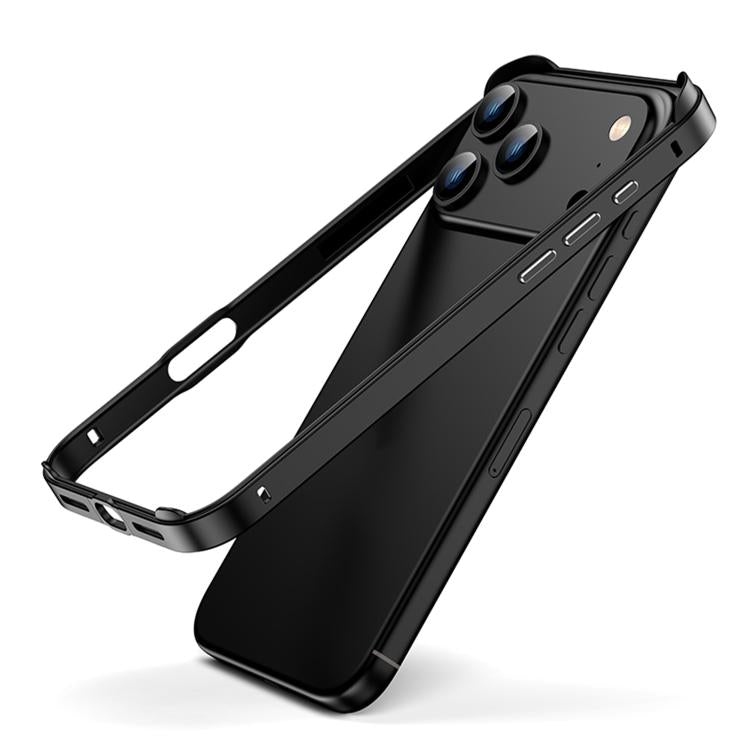 Metal Hybrid Silicone Four-Corner Shockproof Cooling Phone Frame Case, For iPhone 17 Pro Max, For iPhone 17 Pro, For iPhone 17, For iPhone Air