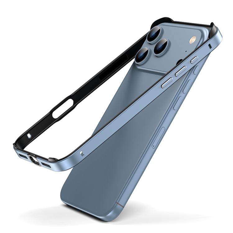 Metal Hybrid Silicone Four-Corner Shockproof Cooling Phone Frame Case, For iPhone 17 Pro Max, For iPhone 17 Pro, For iPhone 17, For iPhone Air