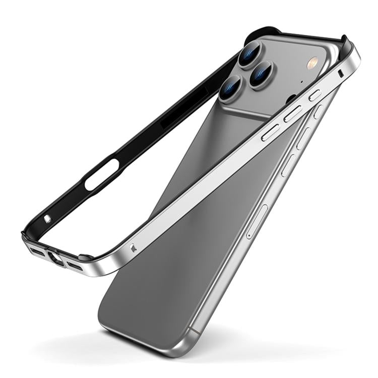Metal Hybrid Silicone Four-Corner Shockproof Cooling Phone Frame Case, For iPhone 17 Pro Max, For iPhone 17 Pro, For iPhone 17, For iPhone Air