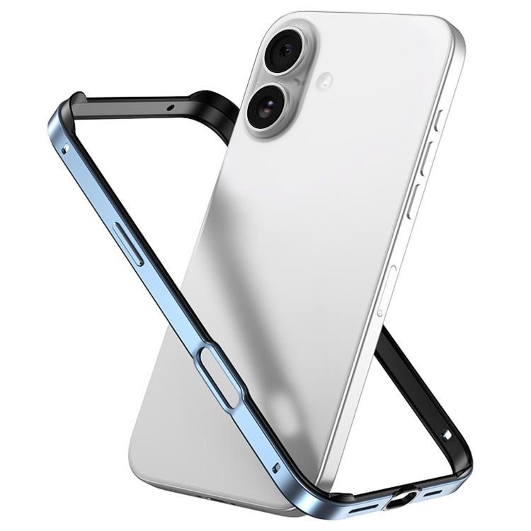 Metal Hybrid Silicone Four-Corner Shockproof Cooling Phone Frame Case, For iPhone 17 Pro Max, For iPhone 17 Pro, For iPhone 17, For iPhone Air