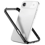 Metal Hybrid Silicone Four-Corner Shockproof Cooling Phone Frame Case, For iPhone 17 Pro Max, For iPhone 17 Pro, For iPhone 17, For iPhone Air