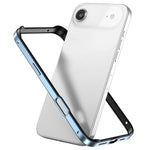 Metal Hybrid Silicone Four-Corner Shockproof Cooling Phone Frame Case, For iPhone 17 Pro Max, For iPhone 17 Pro, For iPhone 17, For iPhone Air
