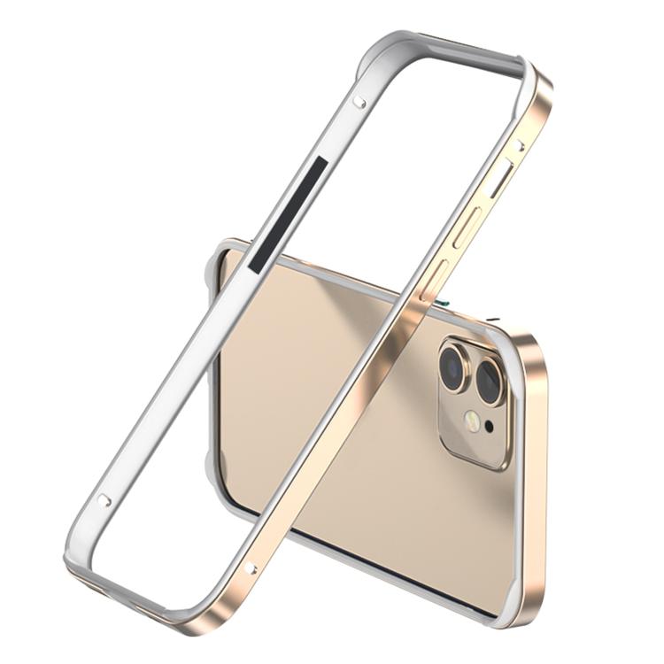 Metal Hybrid Silicone Four-Corner Shockproof Cooling Phone Frame Case, For iPhone 14 Plus, For iPhone 14, For iPhone 14 Pro, For iPhone 14 Pro Max