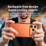 Metal Hybrid Silicone Four-Corner Shockproof Cooling Phone Frame Case, For iPhone 15 Pro Max, For iPhone 15 Pro, For iPhone 15 Plus, For iPhone 15