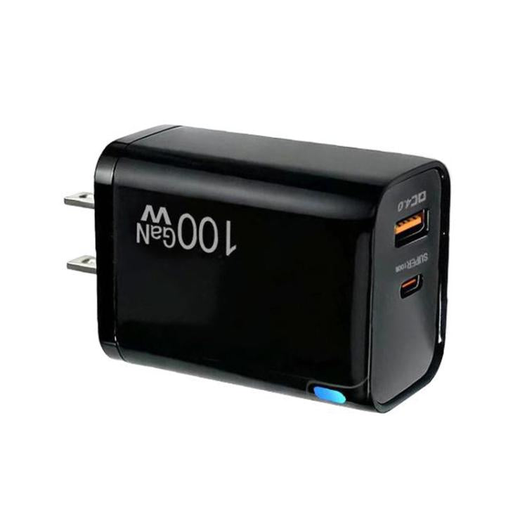 PD47 100W GaN PD Type-C, QC3.0 USB Fully Compatible Protocol Charger，US Plug, US Plug
