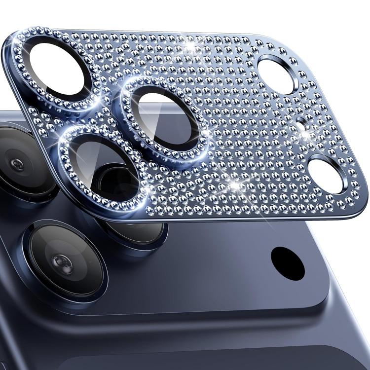 Kalebol All-in-One Frosted Metal Armor Diamond-Shine Camera Lens Film, For iPhone 17 Pro Max, For iPhone 17 Pro
