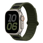 Oval Magnetic Silicone Watch Band, For Apple Watch 46mm / 49mm / 45mm / 44mm, For Apple Watch 42mm / 41mm / 40mm / 38mm