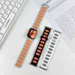 Oval Magnetic Silicone Watch Band, For Apple Watch 46mm / 49mm / 45mm / 44mm, For Apple Watch 42mm / 41mm / 40mm / 38mm