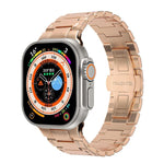Mechanical-Style Butterfly Clasp Metal Watch Band, For Apple Watch 46mm / 49mm / 45mm / 44mm, For Apple Watch 42mm / 41mm / 40mm / 38mm