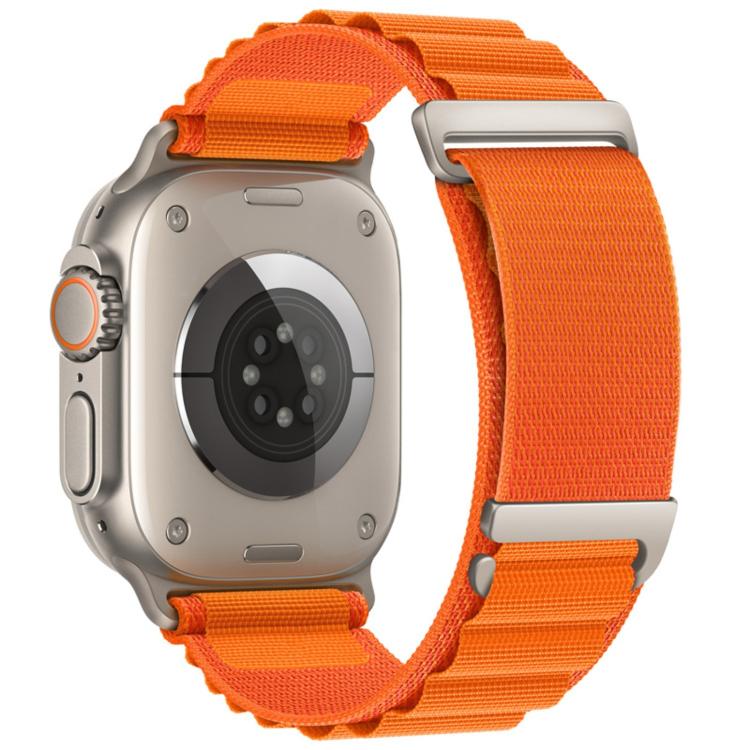 C Buckle Two-Section High Mountain Loop Nylon Watch Band, For Apple Watch 46mm / 49mm / 45mm / 44mm, For Apple Watch 42mm / 41mm / 40mm / 38mm