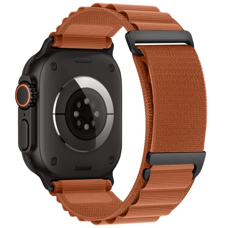 C Buckle Two-Section High Mountain Loop Nylon Watch Band, For Apple Watch 46mm / 49mm / 45mm / 44mm, For Apple Watch 42mm / 41mm / 40mm / 38mm