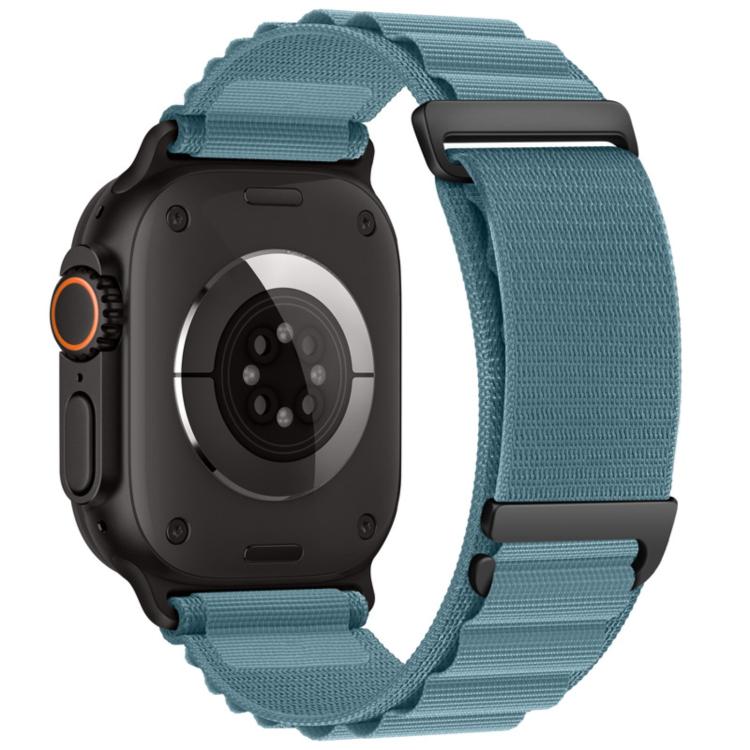 C Buckle Two-Section High Mountain Loop Nylon Watch Band, For Apple Watch 46mm / 49mm / 45mm / 44mm, For Apple Watch 42mm / 41mm / 40mm / 38mm