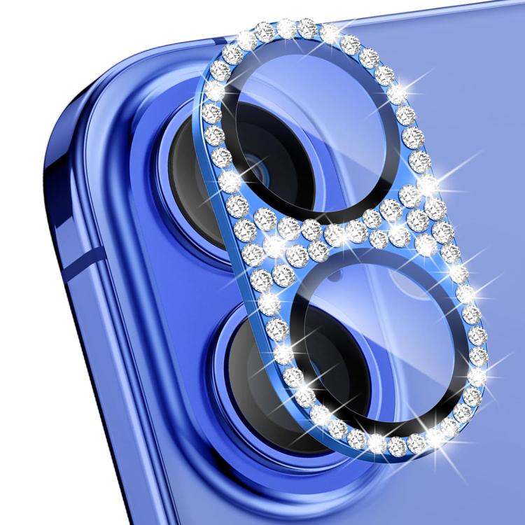 ENKAY Hat-Prince Blink Diamond Camera Lens Aluminium Alloy Tempered Glass Film, For iPhone 17 Pro Max, For iPhone 17 Pro, For iPhone 17
