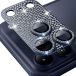 ENKAY Hat-Prince Blink Diamond Camera Lens Aluminium Alloy Tempered Glass Film, For iPhone 17 Pro Max, For iPhone 17 Pro, For iPhone 17