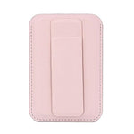 Ultra-Slim Magnetic Vegan Leather Card Bag with Stand
