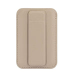 Ultra-Slim Magnetic Vegan Leather Card Bag with Stand