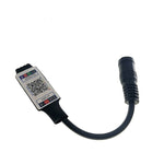 Mini RGB Bluetooth Controller Light Strip Controller For RGB LED Strip DC5V 12V 24V, Black, White