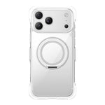 Vacuum-Sealed Transparent Airbag Magnetic Rotation Holder Acrylic Phone Case, For iPhone 17 Pro Max, For iPhone 17 Pro, For iPhone 17