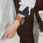 Square Magnetic Suede Watch Band, For Apple Watch 46mm / 49mm / 45mm / 44mm, For Apple Watch 42mm / 41mm / 40mm / 38mm
