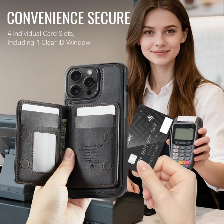 CaseMe Me80 Series Detachable Wallet Magnetic RFID Vegan Leather Phone Case, For iPhone 15 Pro Max, For iPhone 15 Pro, For iPhone 15 Plus / 14 Plus, For iPhone 15, For iPhone 14, For iPhone 14 Pro, For iPhone 14 Pro Max, For iPhone 13 Pro Max          ...