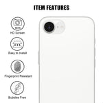 Kalebol Transparent HD Anti-Fingerprint AR Integrated Camera Lens Tempered Glass Film, For iPhone 17e / 16e, For iPhone 17 Pro Max, For iPhone 17 Pro, For iPhone 17, For iPhone Air, For iPhone 16 Pro / 16 Pro Max, For iPhone 16 / 16 Plus               ...