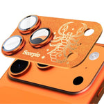 For iPhone 17 Pro Twelve Constellations Armor Integrated Full-Coverage Frosted Metal Camera Lens Film, Scorpio, Libra, Aquarius, Gemini, Pisces, Leo, Sagittarius, Capricorn, Cancer, Taurus, Virgo, Aries