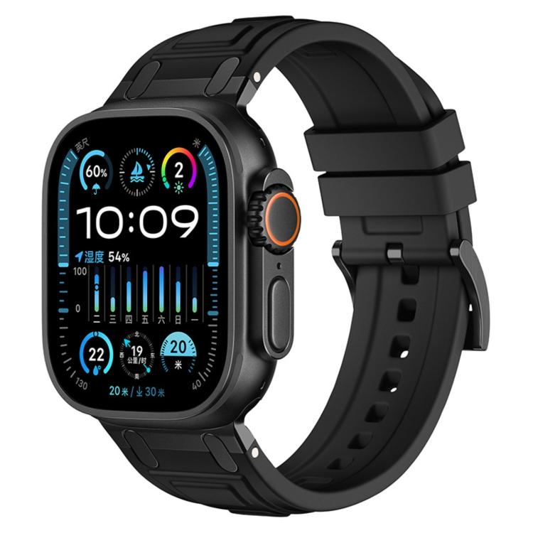 Triple-Layer Armour Silicone Watch Band, For Apple Watch 49mm / 46mm / 45mm / 44mm, For Apple Watch 42mm / 41mm / 40mm / 38mm