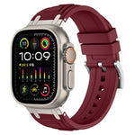 Triple-Layer Armour Silicone Watch Band, For Apple Watch 49mm / 46mm / 45mm / 44mm, For Apple Watch 42mm / 41mm / 40mm / 38mm