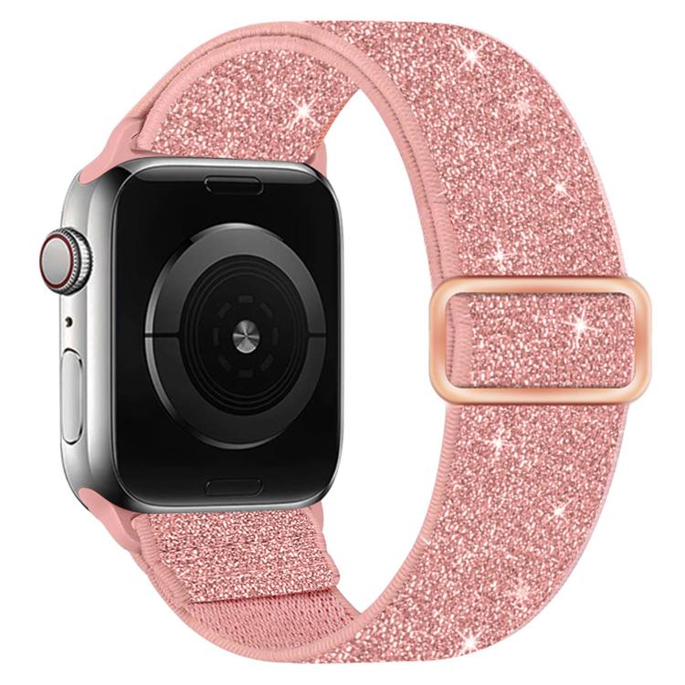 Glitter Elastic Nylon Watch Band, For Apple Watch 49mm / 46mm / 45mm / 44mm, For Apple Watch 42mm / 41mm / 40mm / 38mm