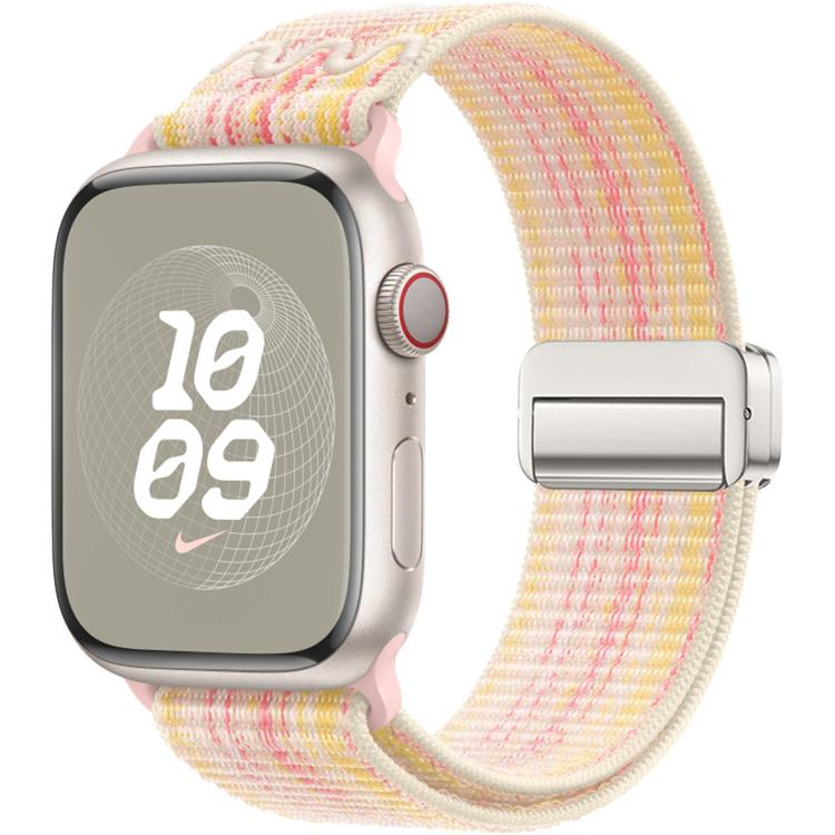 Magnetic Buckle Loop Nylon Watch Band, For Apple Watch 46mm / 49mm / 45mm / 44mm, For Apple Watch 42mm / 41mm / 40mm / 38mm