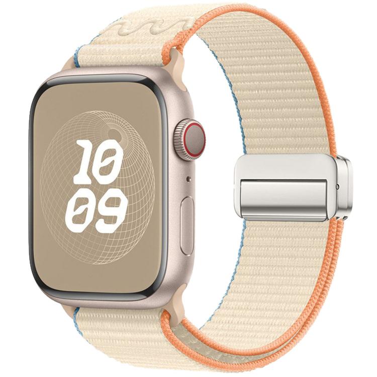 Magnetic Buckle Loop Nylon Watch Band, For Apple Watch 46mm / 49mm / 45mm / 44mm, For Apple Watch 42mm / 41mm / 40mm / 38mm