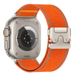 Reflective Umbrella Buckle Woven Nylon Watch Band, For Apple Watch 49mm / 46mm / 45mm / 44mm, For Apple Watch 42mm / 41mm / 40mm / 38mm