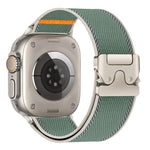 Reflective Umbrella Buckle Woven Nylon Watch Band, For Apple Watch 49mm / 46mm / 45mm / 44mm, For Apple Watch 42mm / 41mm / 40mm / 38mm