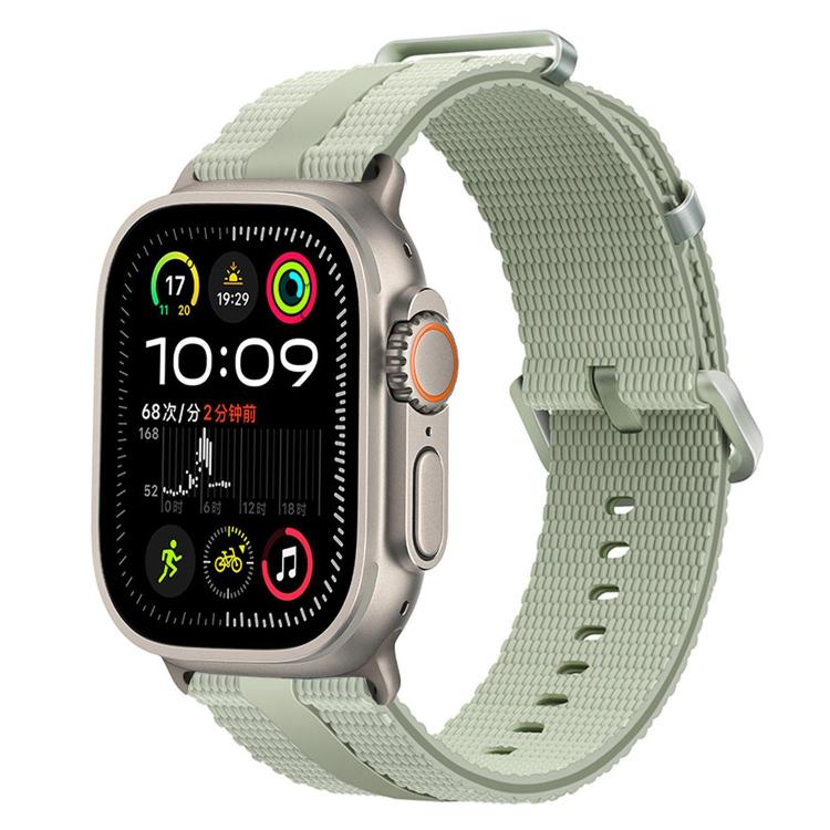 Line Pattern Silicone Watch Band, For Apple Watch 46mm / 49mm / 45mm / 44mm, For Apple Watch 42mm / 41mm / 40mm / 38mm