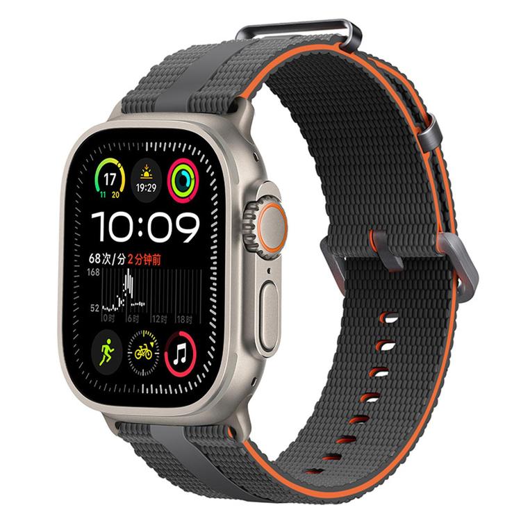 Line Pattern Silicone Watch Band, For Apple Watch 46mm / 49mm / 45mm / 44mm, For Apple Watch 42mm / 41mm / 40mm / 38mm