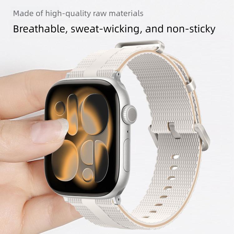 Line Pattern Silicone Watch Band, For Apple Watch 46mm / 49mm / 45mm / 44mm, For Apple Watch 42mm / 41mm / 40mm / 38mm