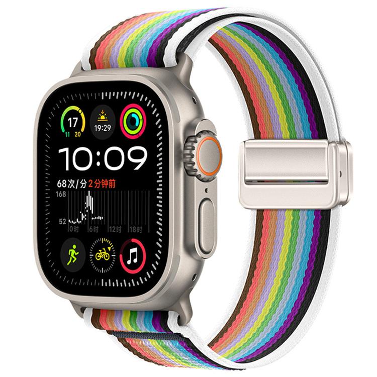 Magnetic Buckle Trail Loop Nylon Watch Band Watch Band, For Apple Watch 46mm / 49mm / 45mm / 44mm, For Apple Watch 42mm / 41mm / 40mm / 38mm