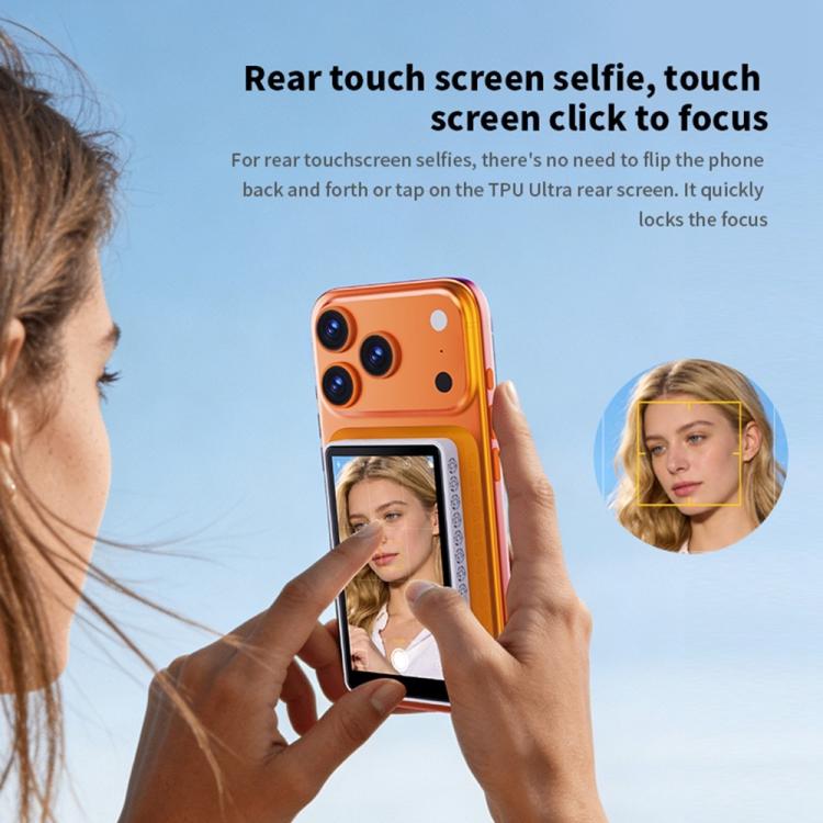 TP01 For Phone Photography Magnetic Selfie Display Screen 4.02 Inch Touchscreen Screen