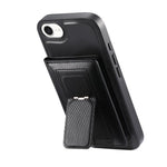 CaseNeo Retro Hinge Folding Wallet Magnetic Back Phone Case, For iPhone 17e / 16e, For iPhone 17 Pro Max, For iPhone 17 Pro, For iPhone 17, For iPhone Air, For iPhone 16 Pro Max, For iPhone 16 Pro, For iPhone 16 Plus, For iPhone 16, For iPhone 15 Pro M...