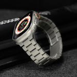 Titanium Alloy watchband Three Beads Magnetic Clasp For Apple Watch 46mm / 49mm / 45mm / 44mm, For Apple Watch 42mm / 41mm / 40mm / 38mm