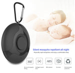 Ultrasonic Mosquito Repellent Electronics Cockroach Spider USB Charging Smart Mosquito Drive, Black, White