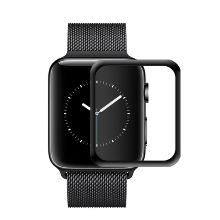 2pcs mocolo 0.33mm 9H 3D Round Edge Tempered Glass Film, For Apple Watch series 5 /4 40mm, For  Apple Watch series 5 / 4 44mm