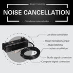 B012 Professional Stereo Signal Converted to Microphone Balanced Signal Output
