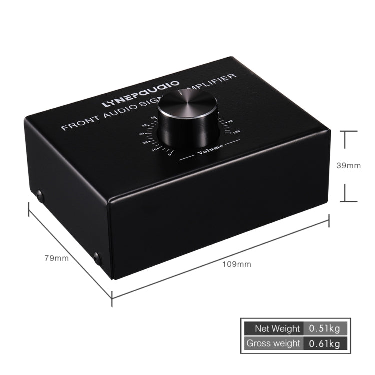B015 Front Stereo Signal Amplifier Booster Headphones Speaker Amplifier Headset Dual-Audio Source, B015