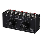 B016 6 Input 1 Output Audio Signal Source Selection Switcher, Output Volume Adjustment Control RCA Port, 6 Input 1 Output